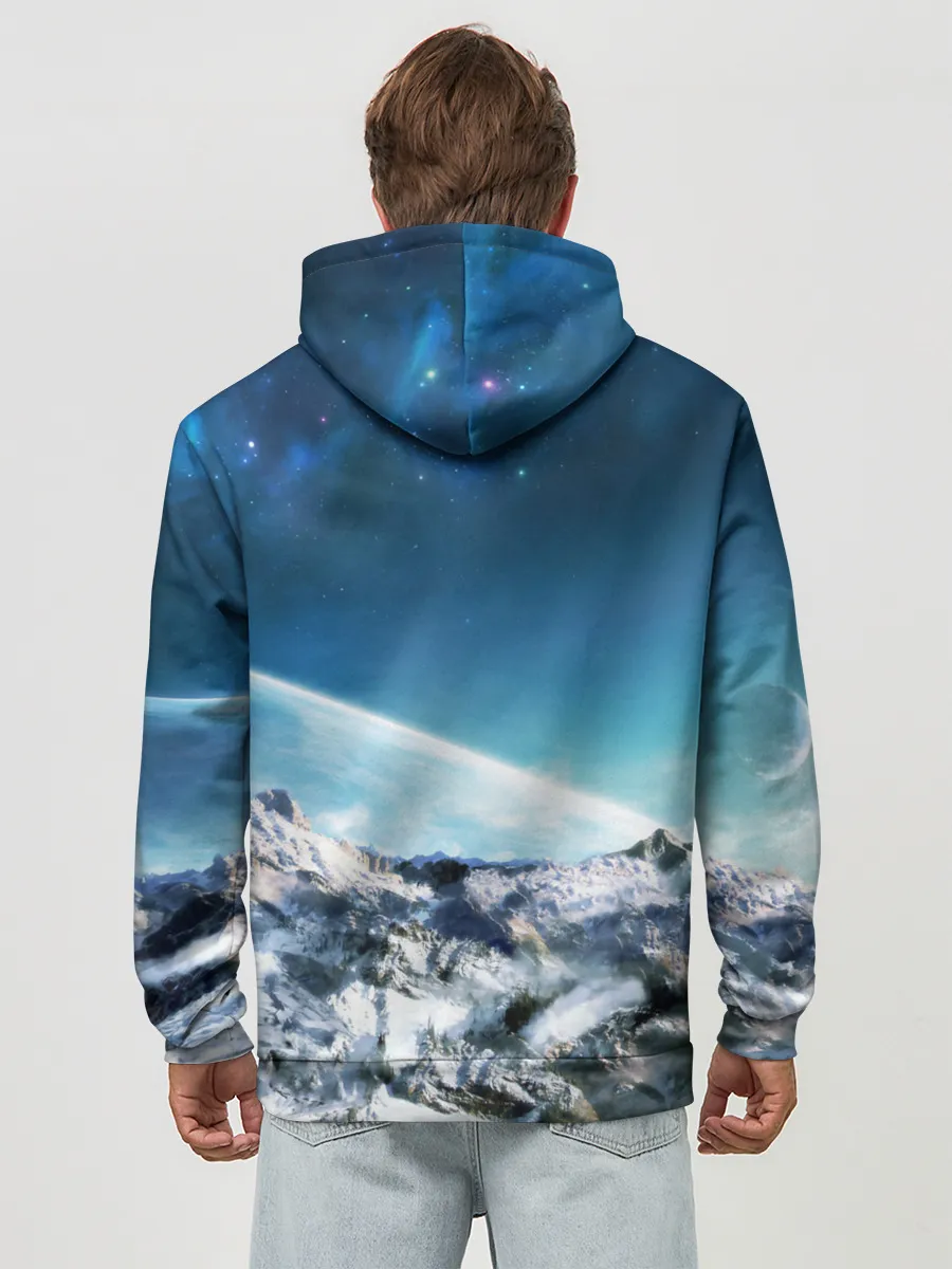 Худи мужской база хлопок / Космос