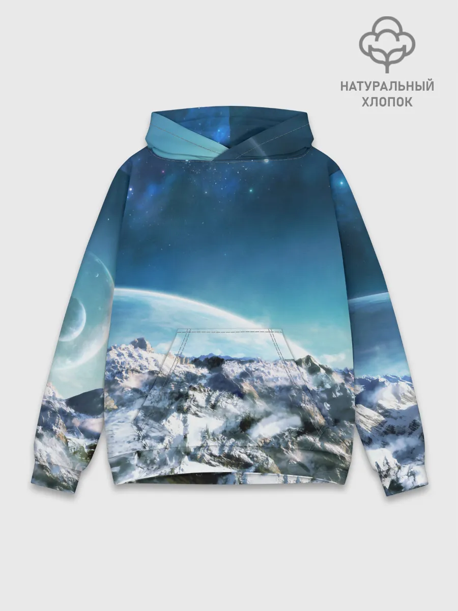 Худи мужской база хлопок / Космос
