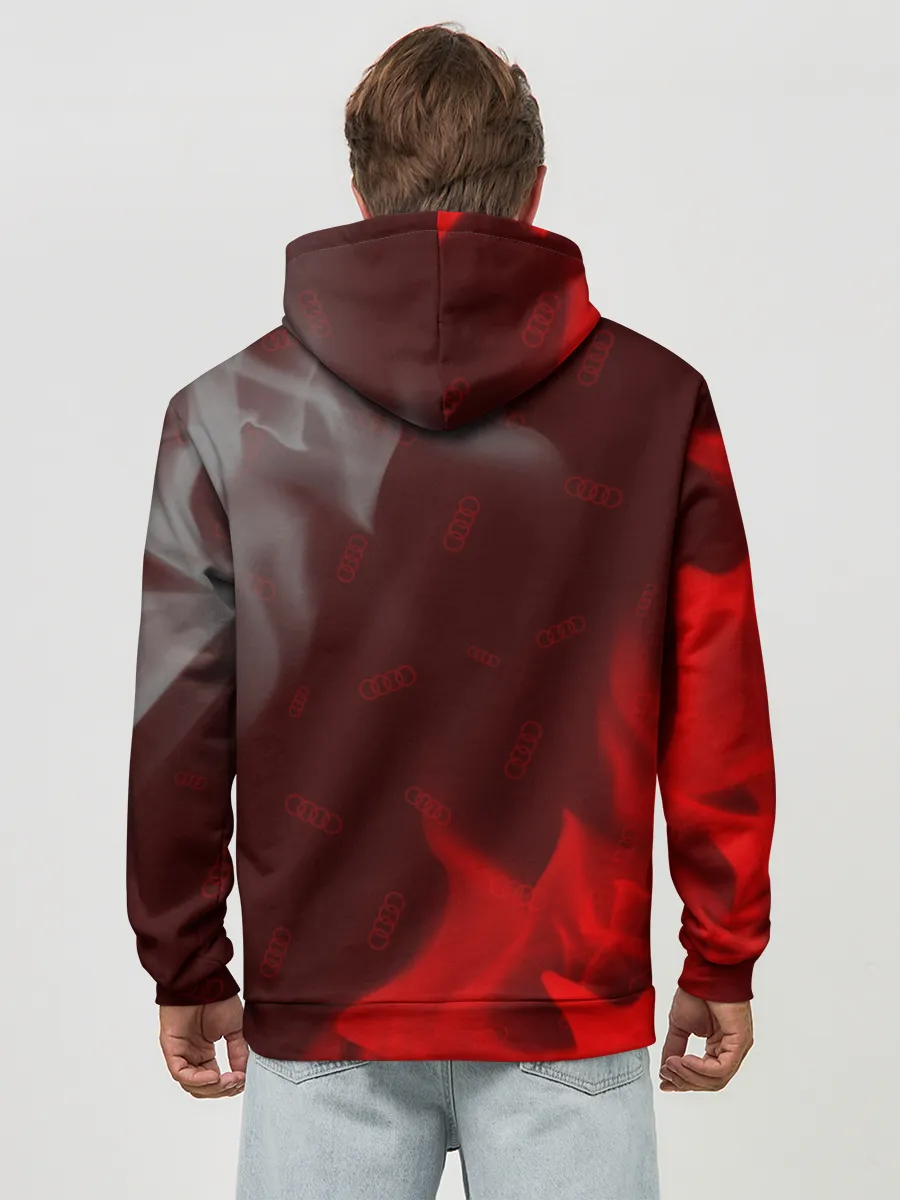 Худи мужской база хлопок / AUDI / АУДИ