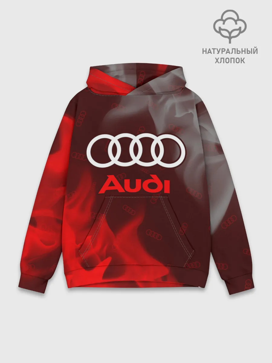 Худи мужской база хлопок / AUDI / АУДИ