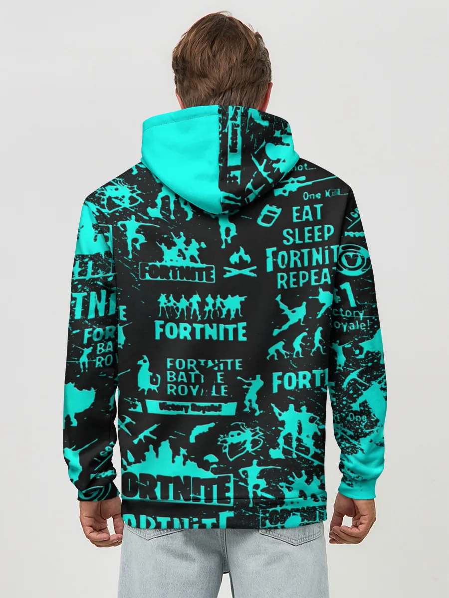 Худи мужской база хлопок / Fortnite.
