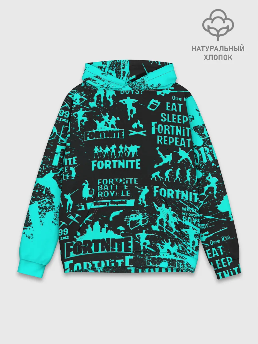 Худи мужской база хлопок / Fortnite.