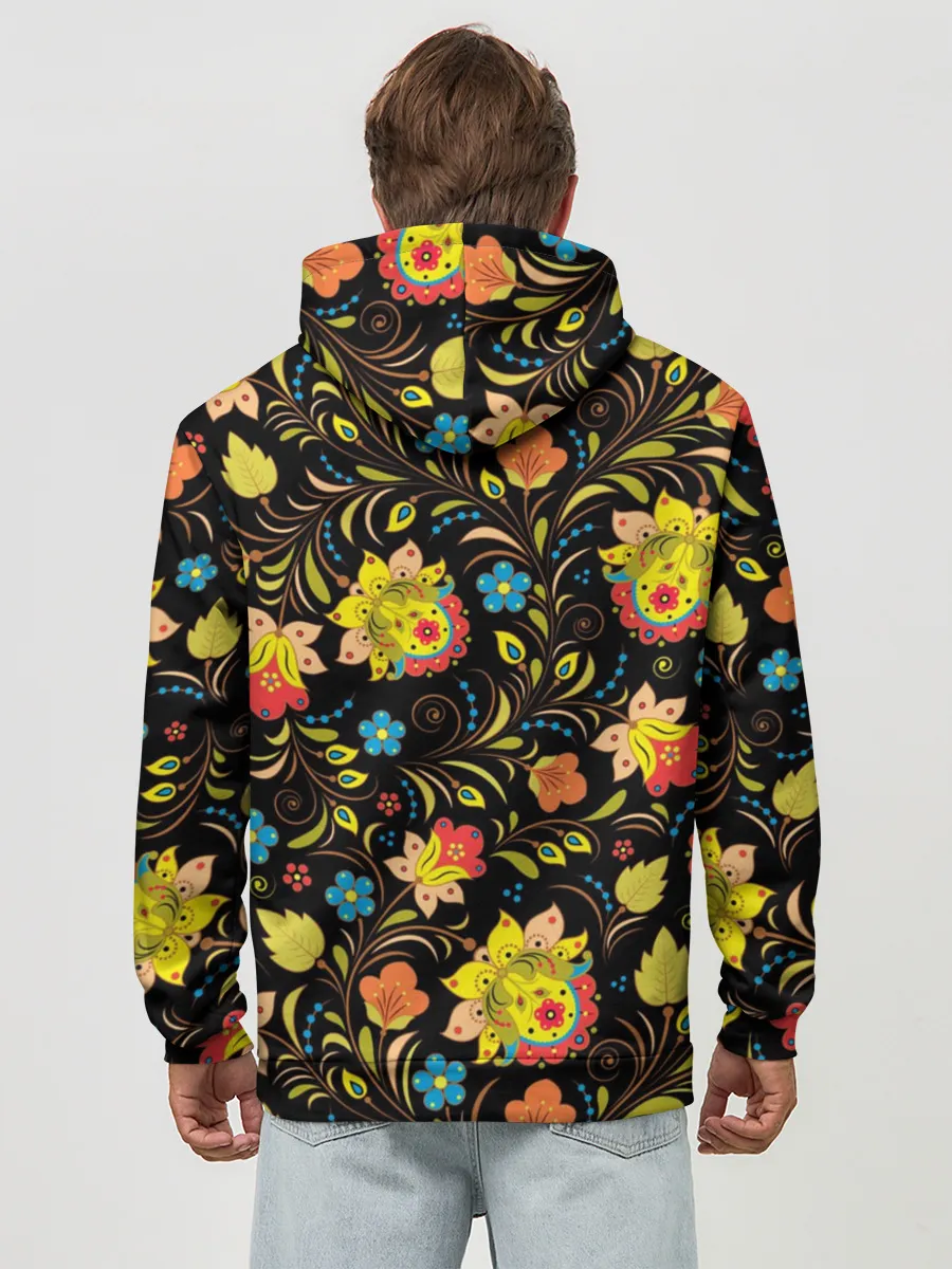 Худи мужской база хлопок / Русская красавица