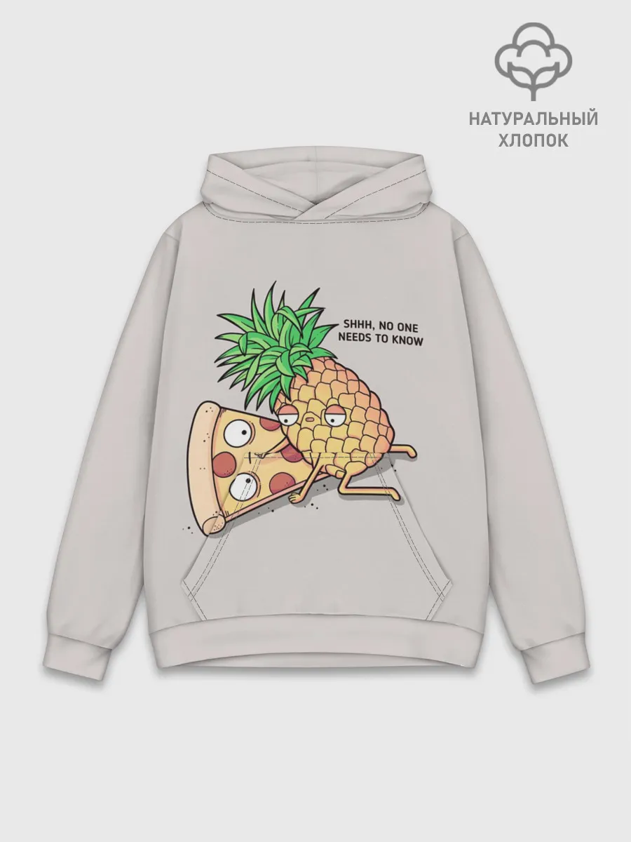 Худи мужской база хлопок / No one needs to know