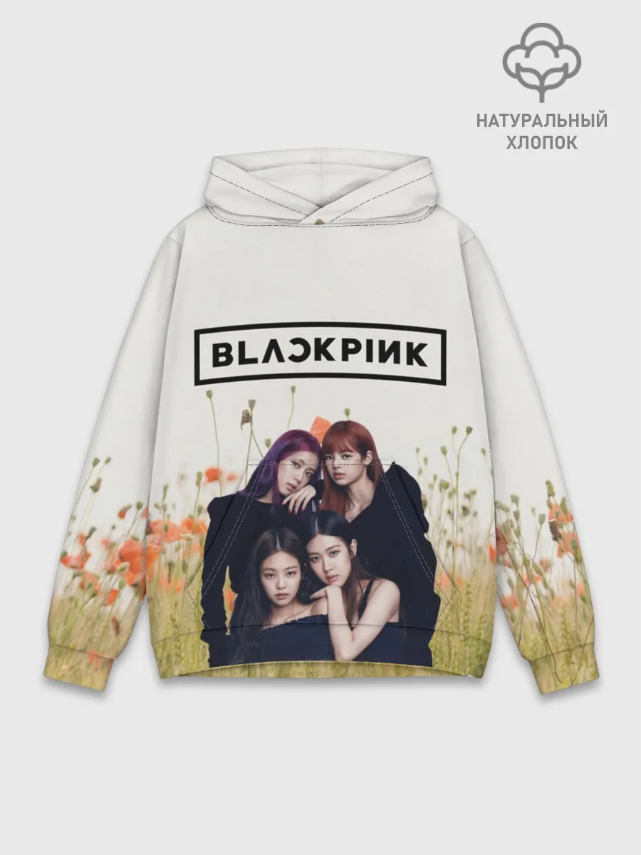 Худи мужской база хлопок / BlackPink