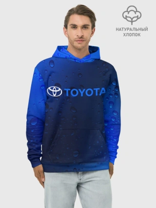 Худи мужской база хлопок / TOYOTA / ТОЙОТА