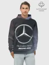 Худи мужской база хлопок / MERCEDES / МЕРСЕДЕС