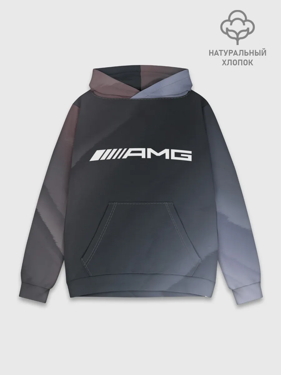 Худи мужской база хлопок / MERCEDES / МЕРСЕДЕС