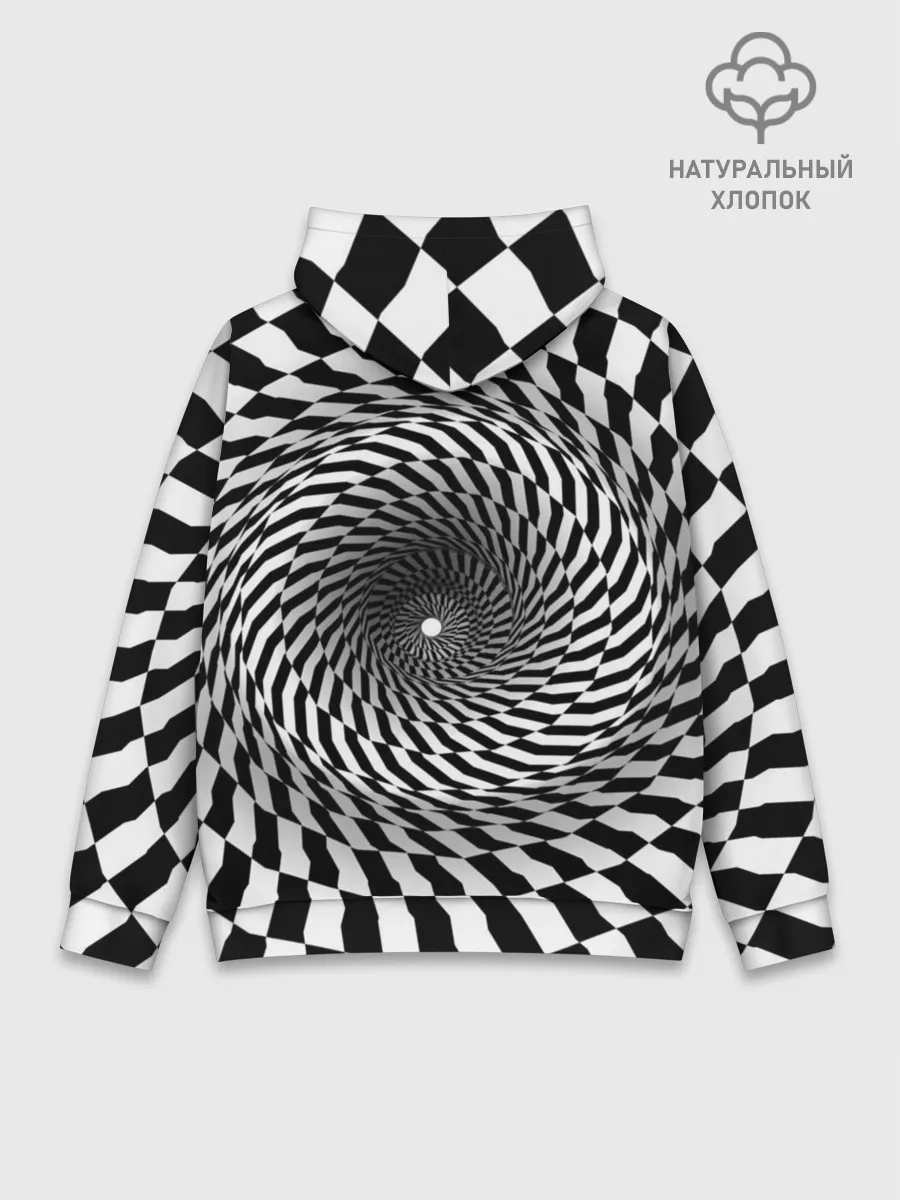 Худи мужской база хлопок / иллюзия