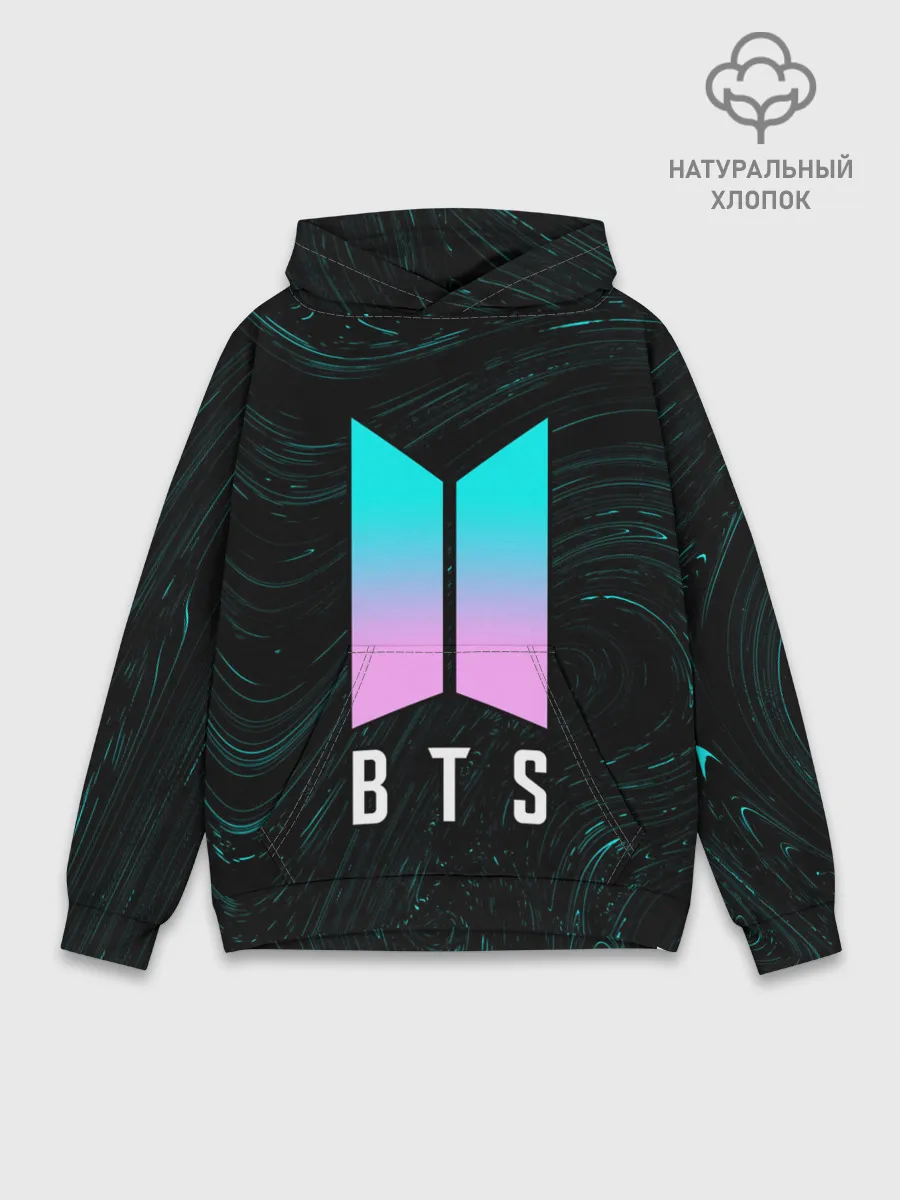 Худи мужской база хлопок / BTS / БТС