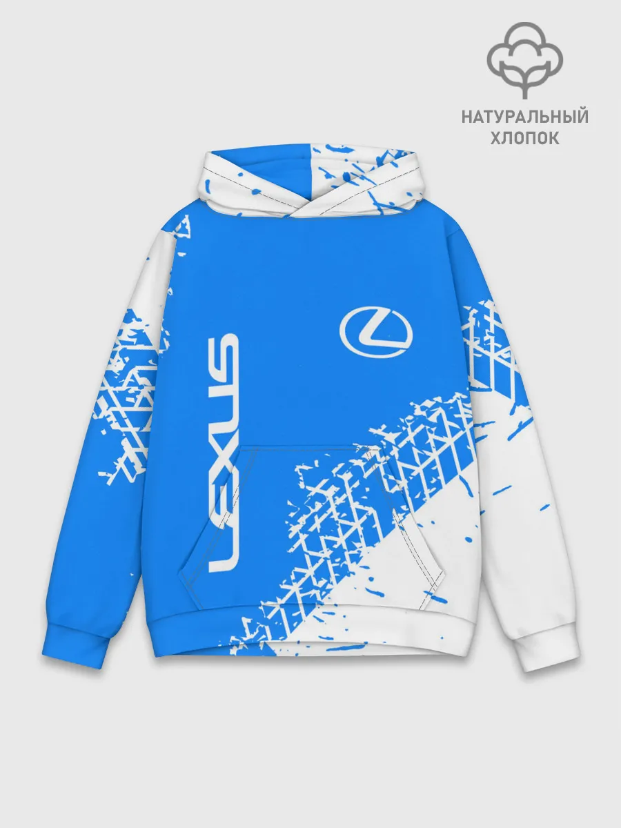 Худи мужской база хлопок / LEXUS / ЛЕКСУС