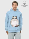 Худи мужской база хлопок / Тоторный кот