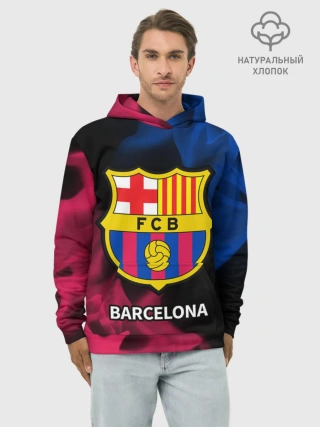 Худи мужской база хлопок / BARCELONA / БАРСЕЛОНА