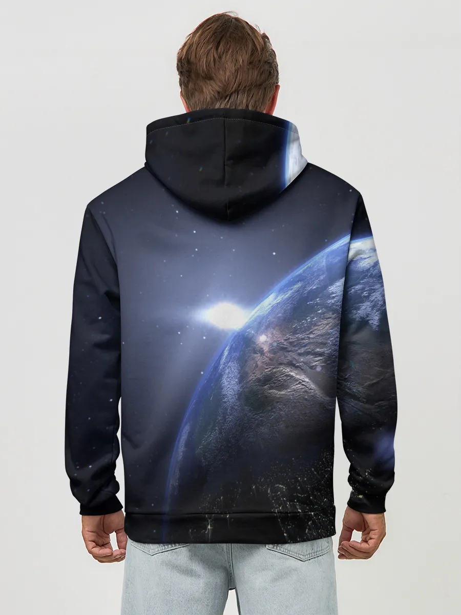 Худи мужской база хлопок / Earth