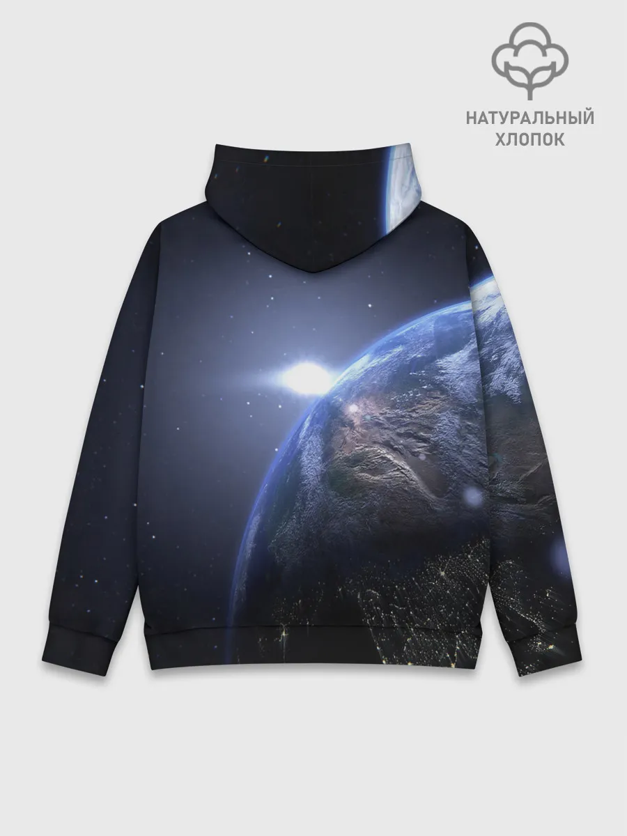 Худи мужской база хлопок / Earth