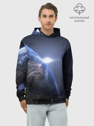 Худи мужской база хлопок / Earth