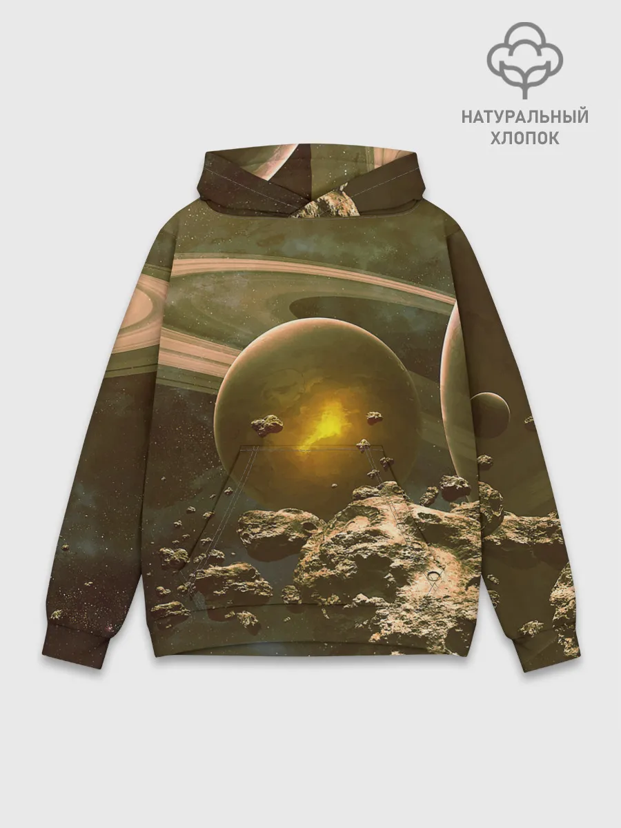 Худи мужской база хлопок / Saturn
