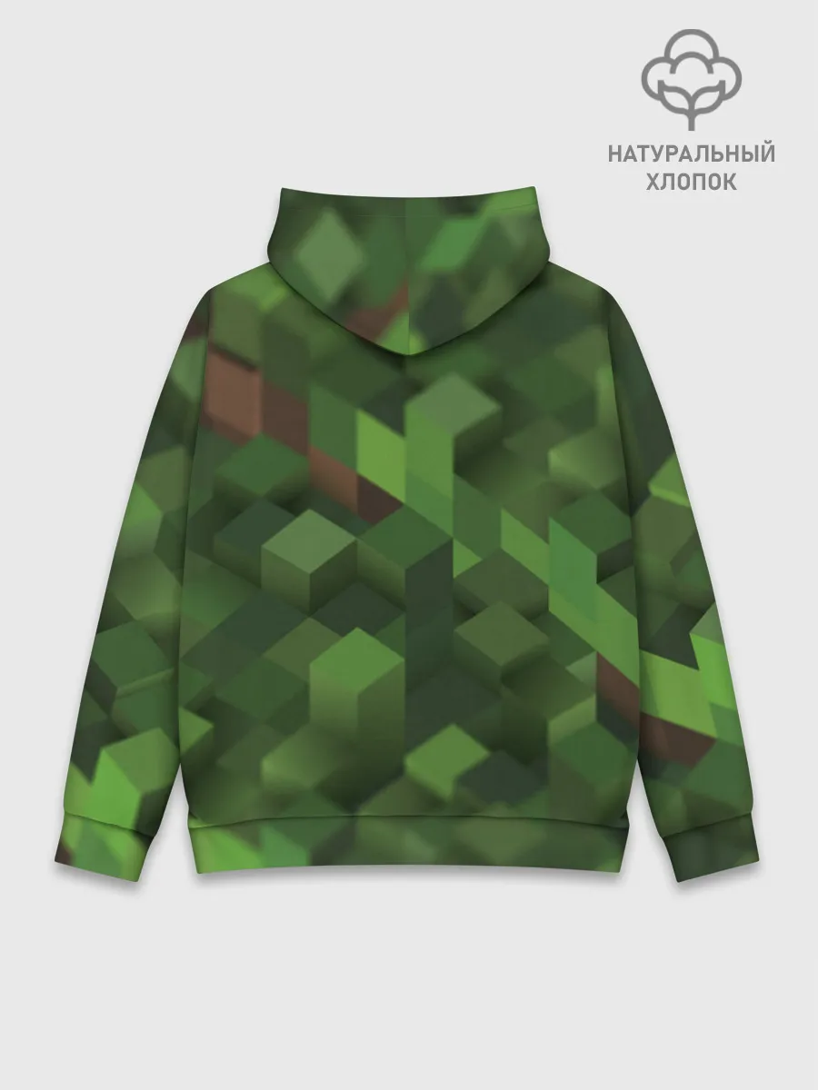 Худи мужской база хлопок / minecraft