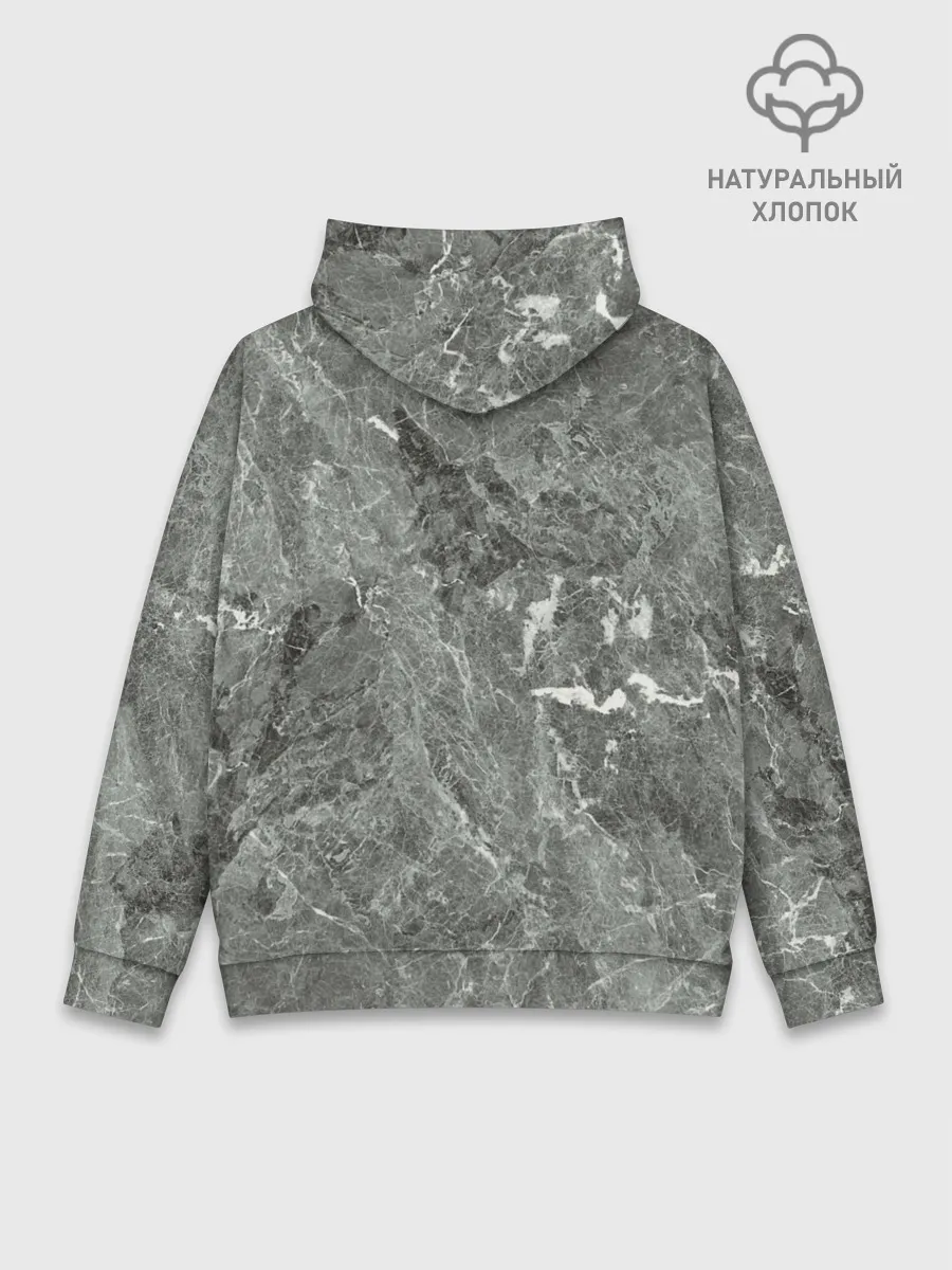 Худи мужской база хлопок / Grey