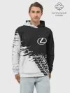 Худи мужской база хлопок / LEXUS / ЛЕКСУС