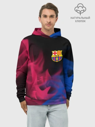 Худи мужской база хлопок / BARCELONA / БАРСЕЛОНА