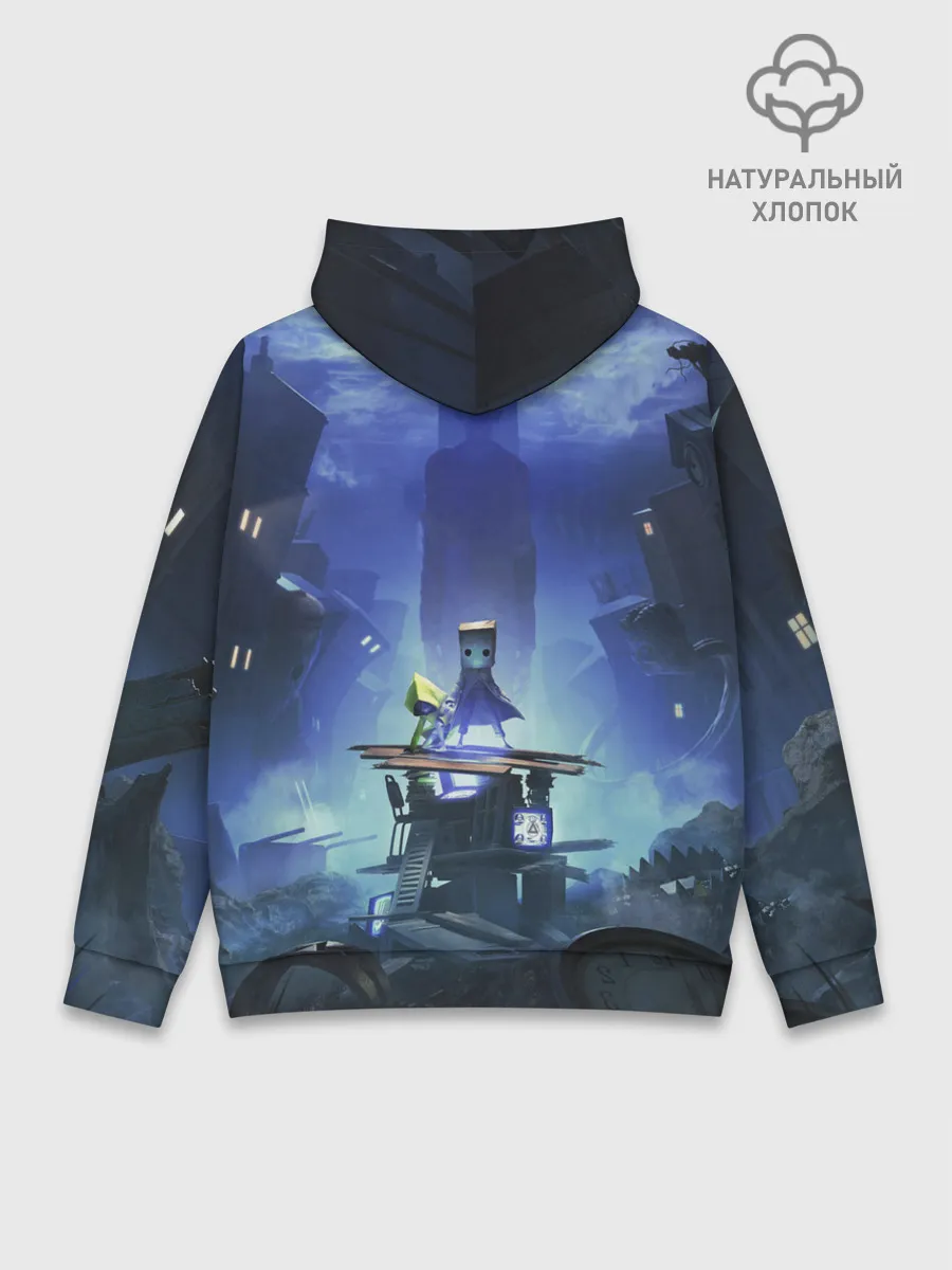Худи мужской база хлопок / Little Nightmares 2