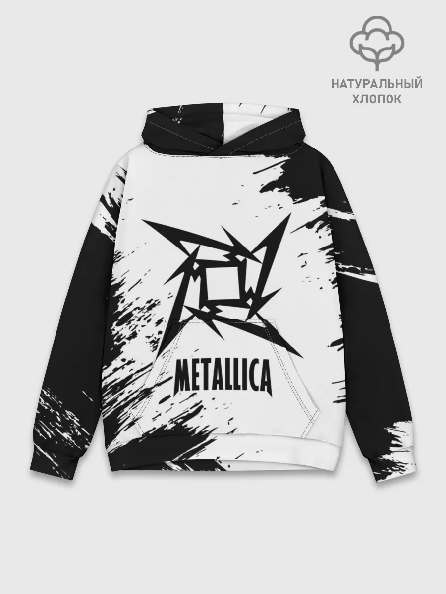 Худи мужской база хлопок / METALLICA / МЕТАЛЛИКА
