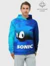 Худи мужской база хлопок / СОНИК / SONIC