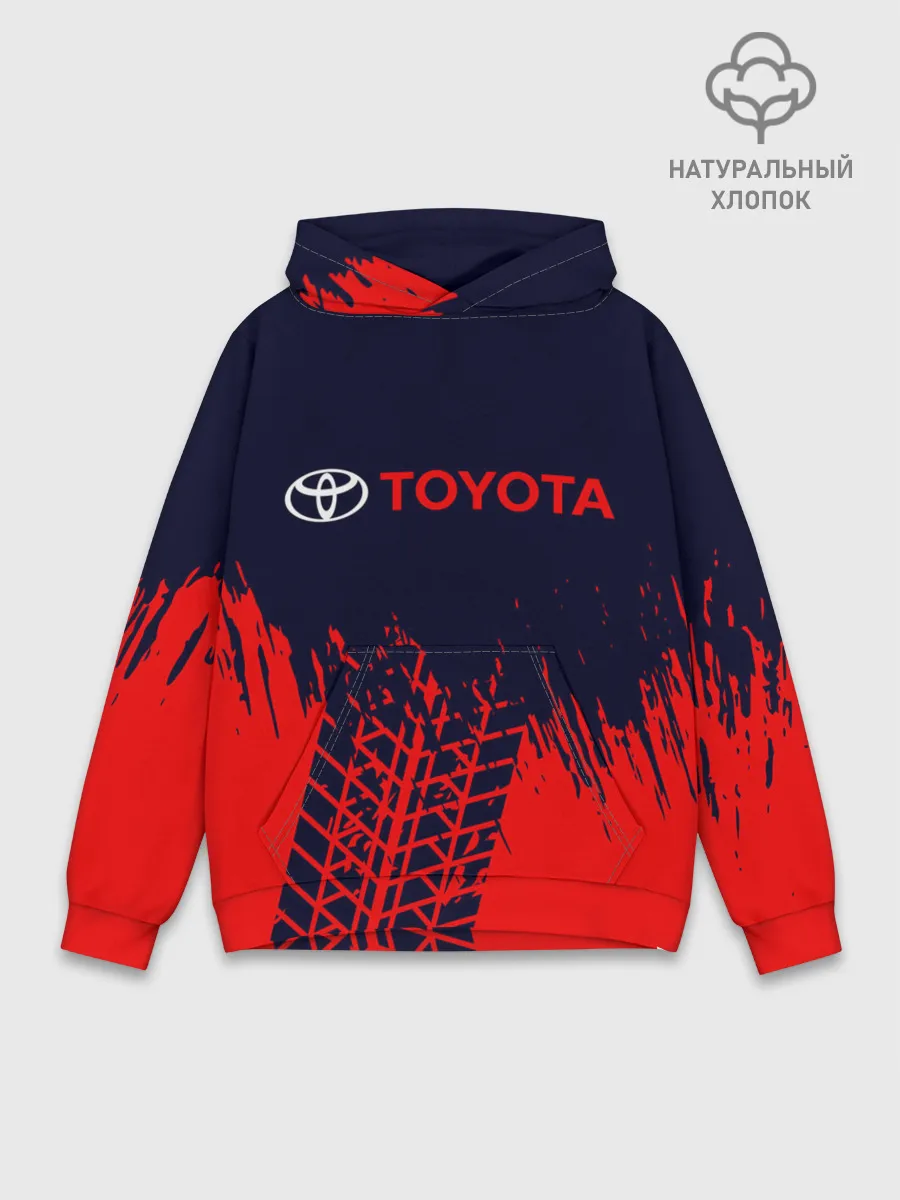 Худи мужской база хлопок / TOYOTA / ТОЙОТА