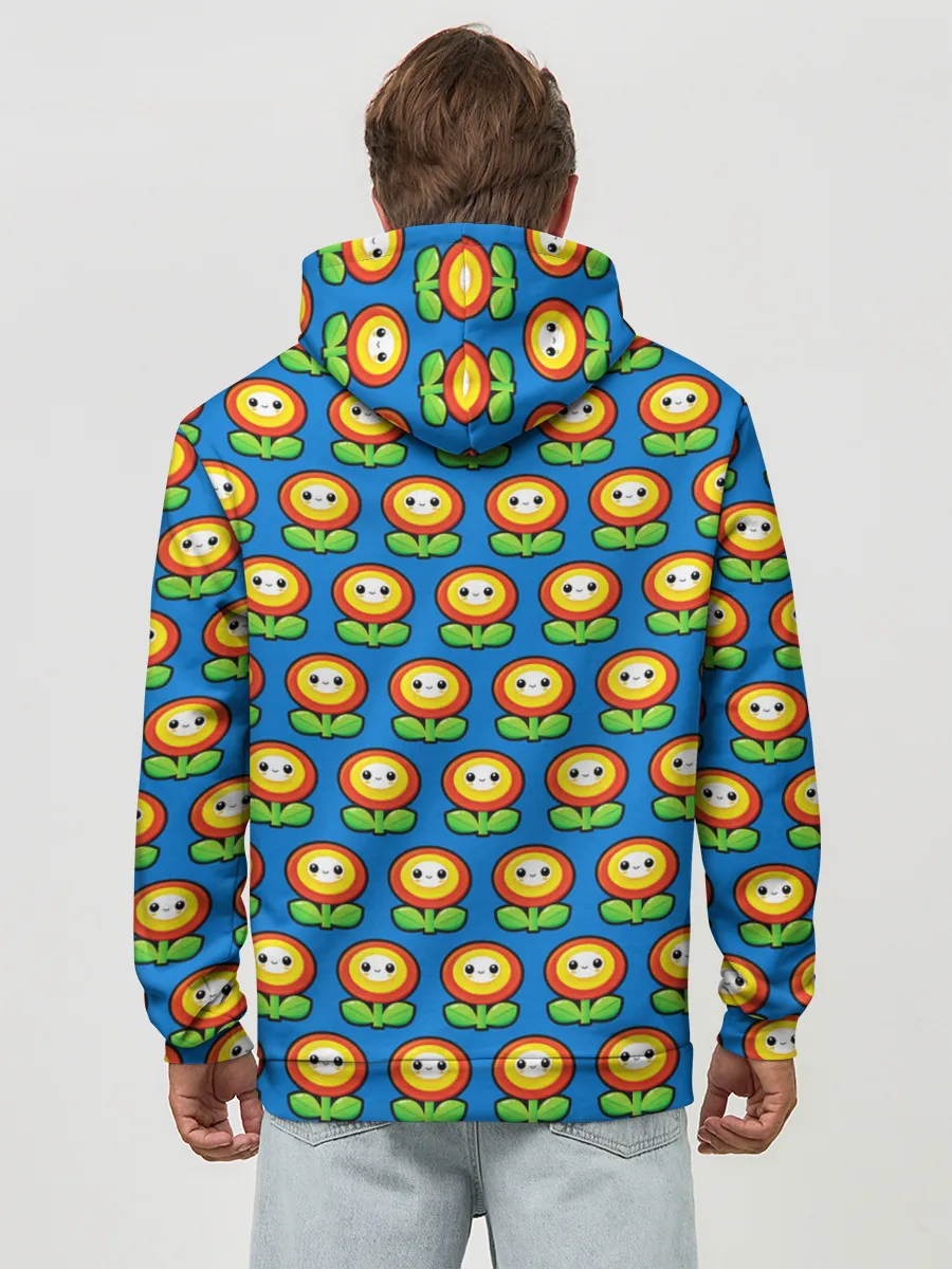 Худи мужской база хлопок / Super Mario