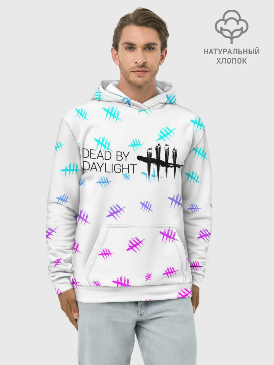 Худи мужской база хлопок / DEAD BY DAYLIGHT