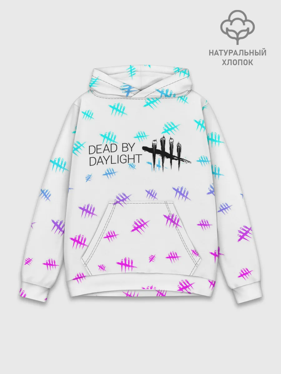 Худи мужской база хлопок / DEAD BY DAYLIGHT