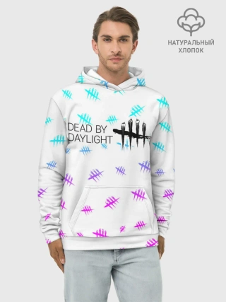 Худи мужской база хлопок / DEAD BY DAYLIGHT