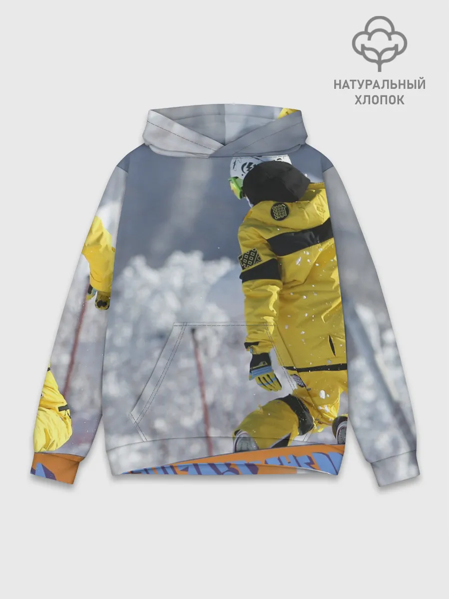 Худи мужской база хлопок / сноубордист