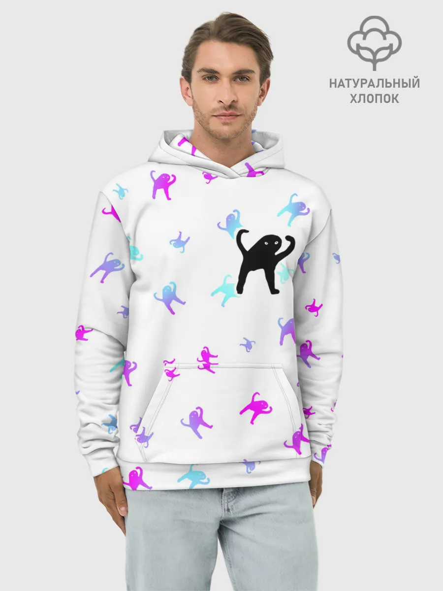 Худи мужской база хлопок / ЪУЪ СЪУКА