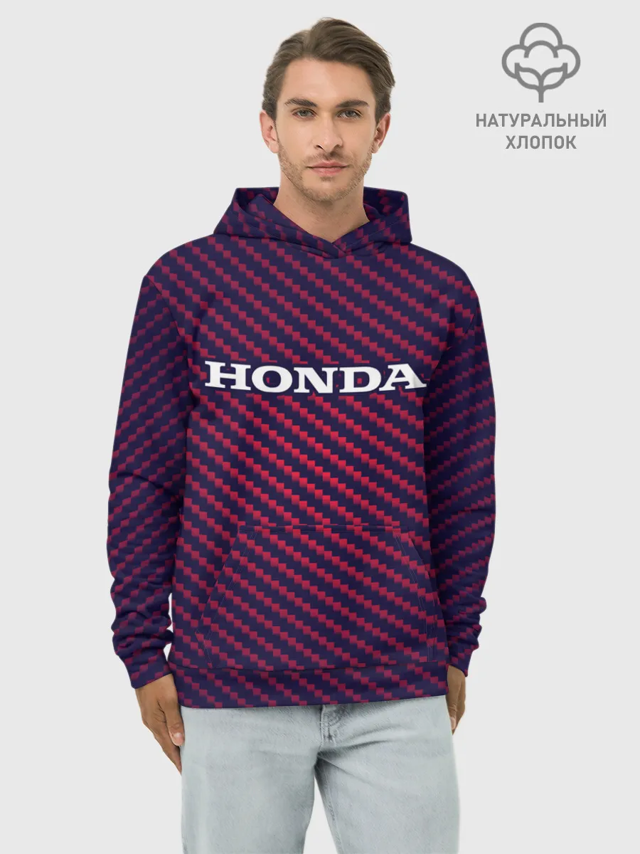 Худи мужской база хлопок / HONDA / ХОНДА