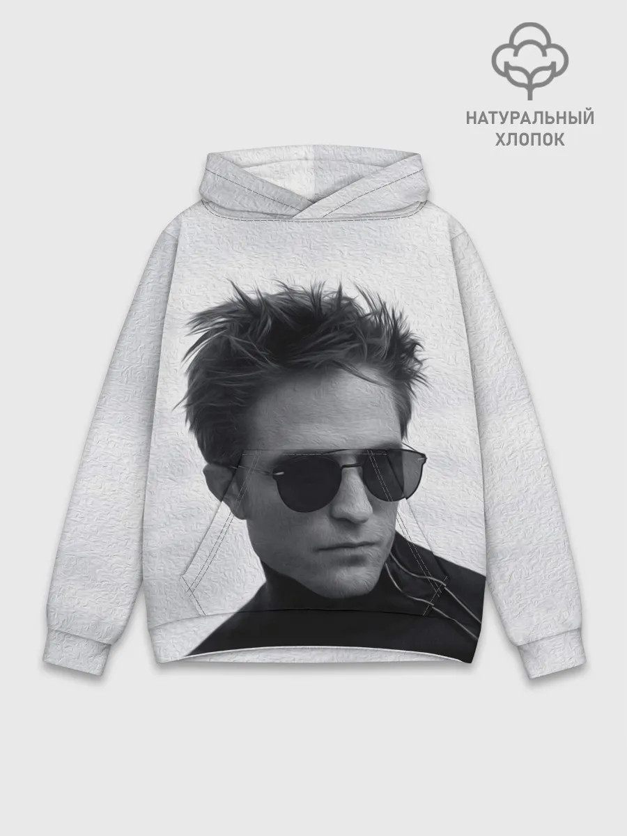 Худи мужской база хлопок / ROBERT PATTINSON