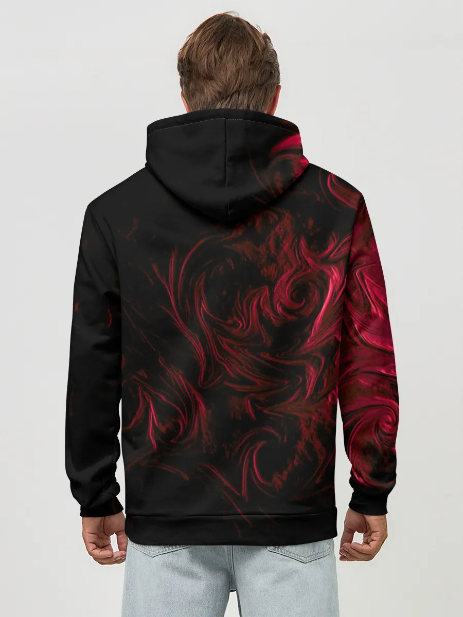 Худи мужской база хлопок / Fire