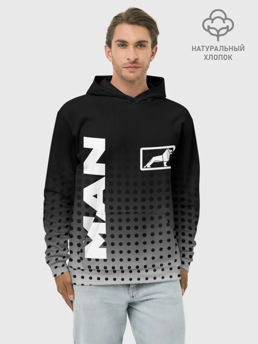 Худи мужской база хлопок / MAN