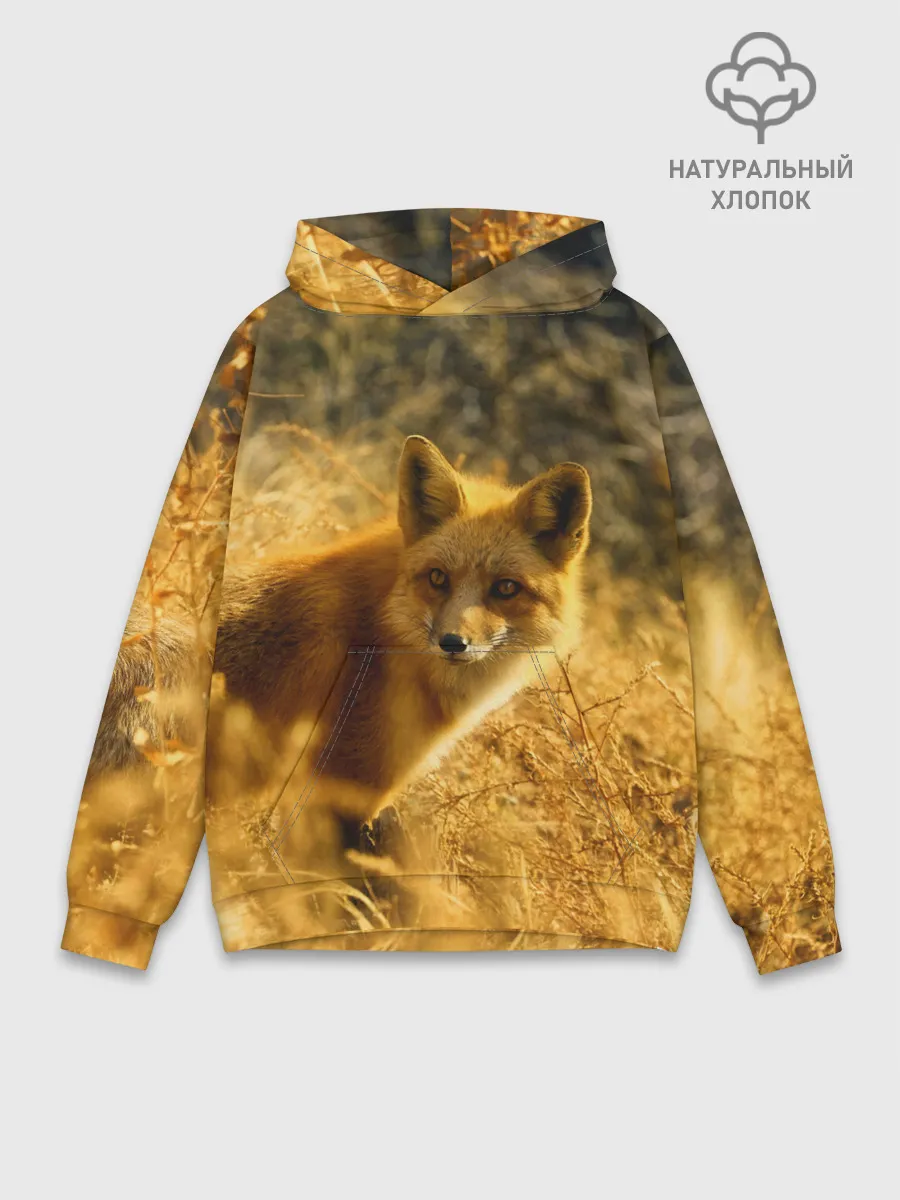 Худи мужской база хлопок / Рыжая Лиса