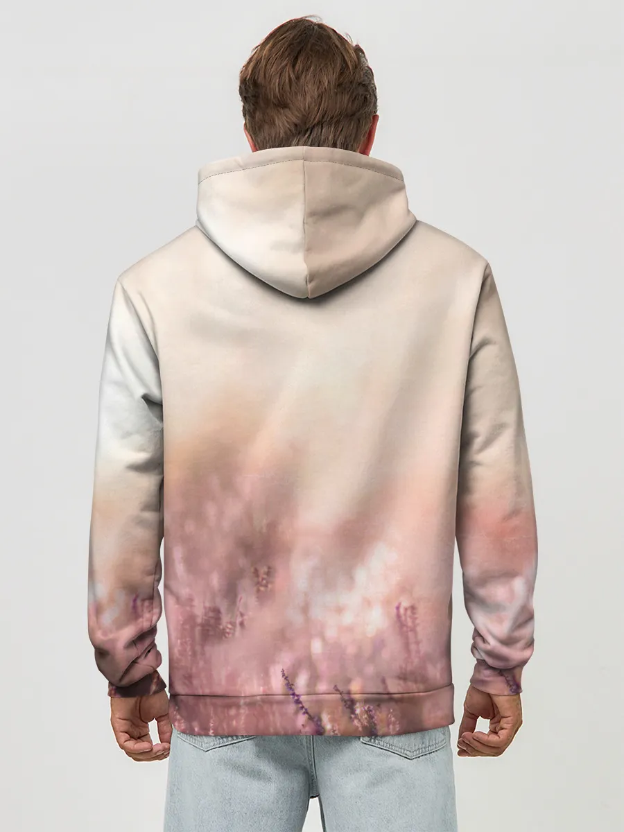 Худи мужской база хлопок / Красивый Волк