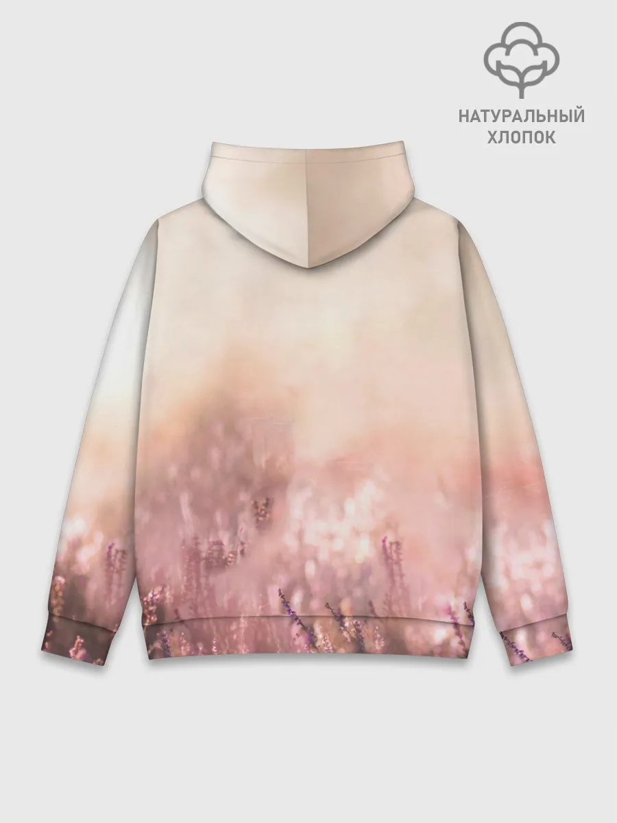 Худи мужской база хлопок / Красивый Волк