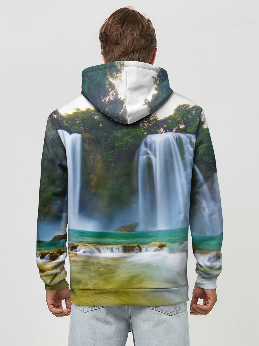 Худи мужской база хлопок / водопад