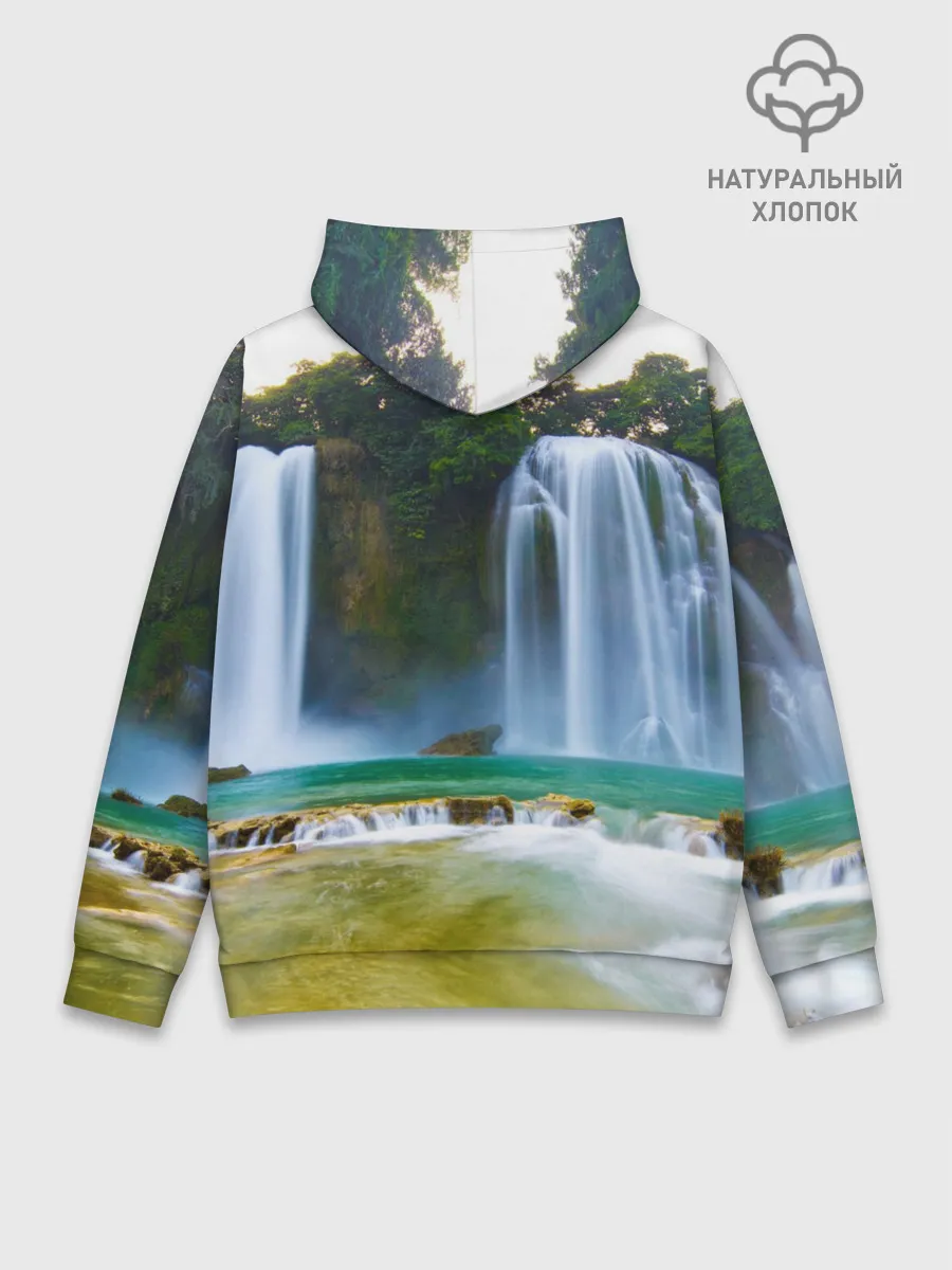 Худи мужской база хлопок / водопад