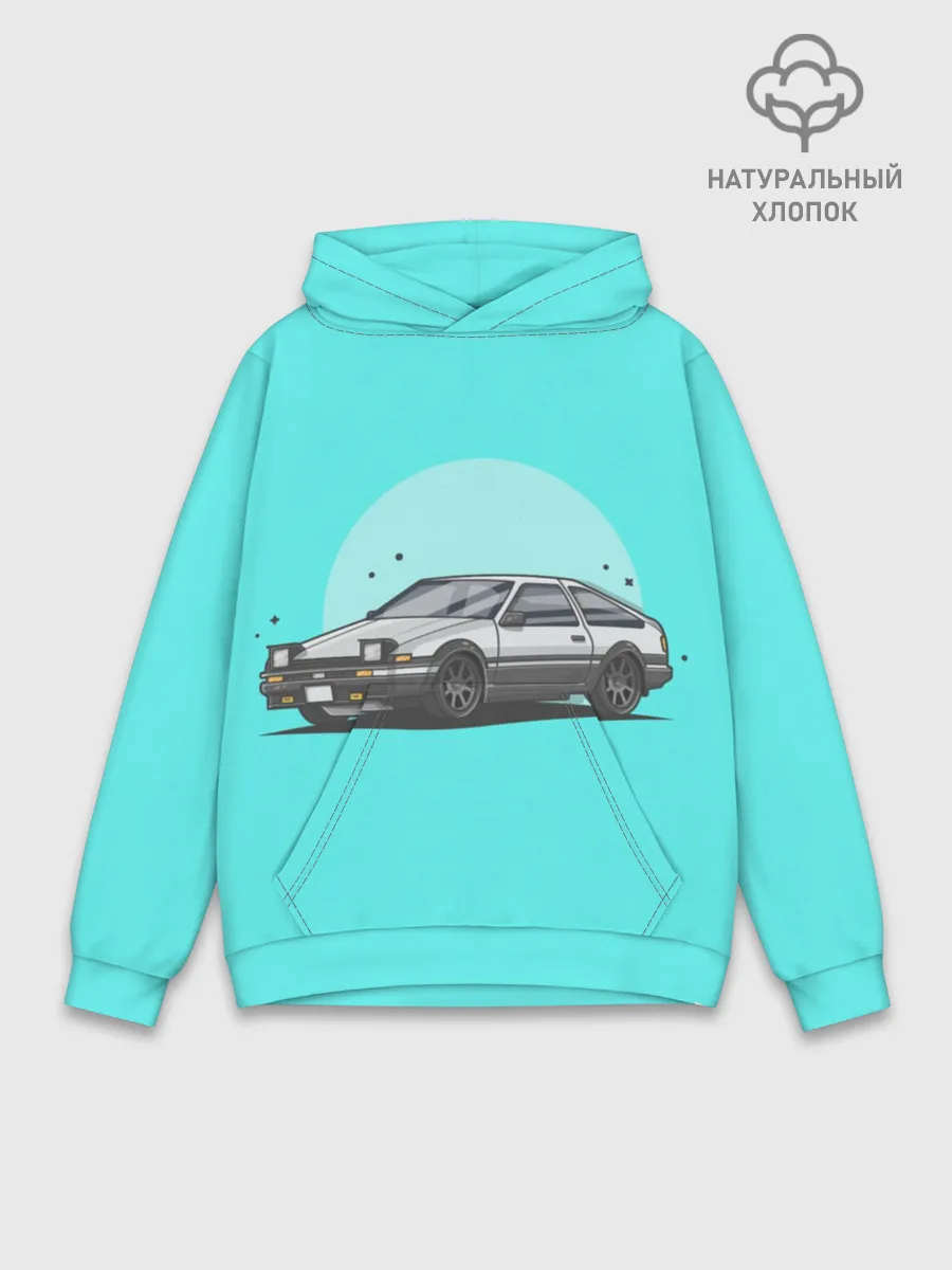 Худи мужской база хлопок / Хачироку АЕ86