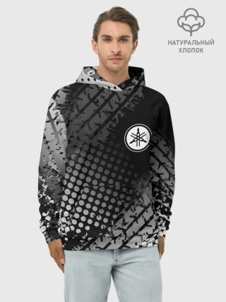 Худи мужской база хлопок / Yamaha