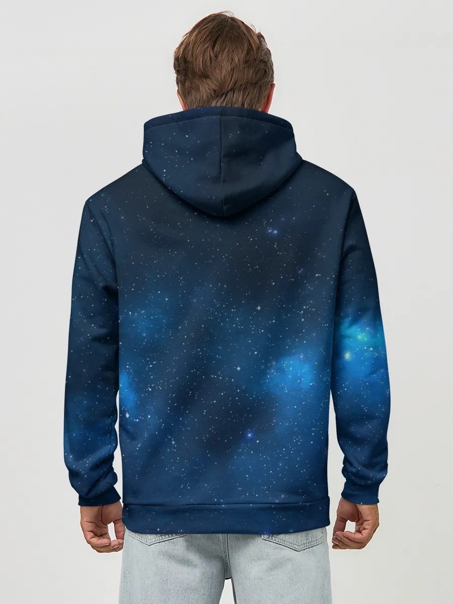 Худи мужской база хлопок / млечный путь