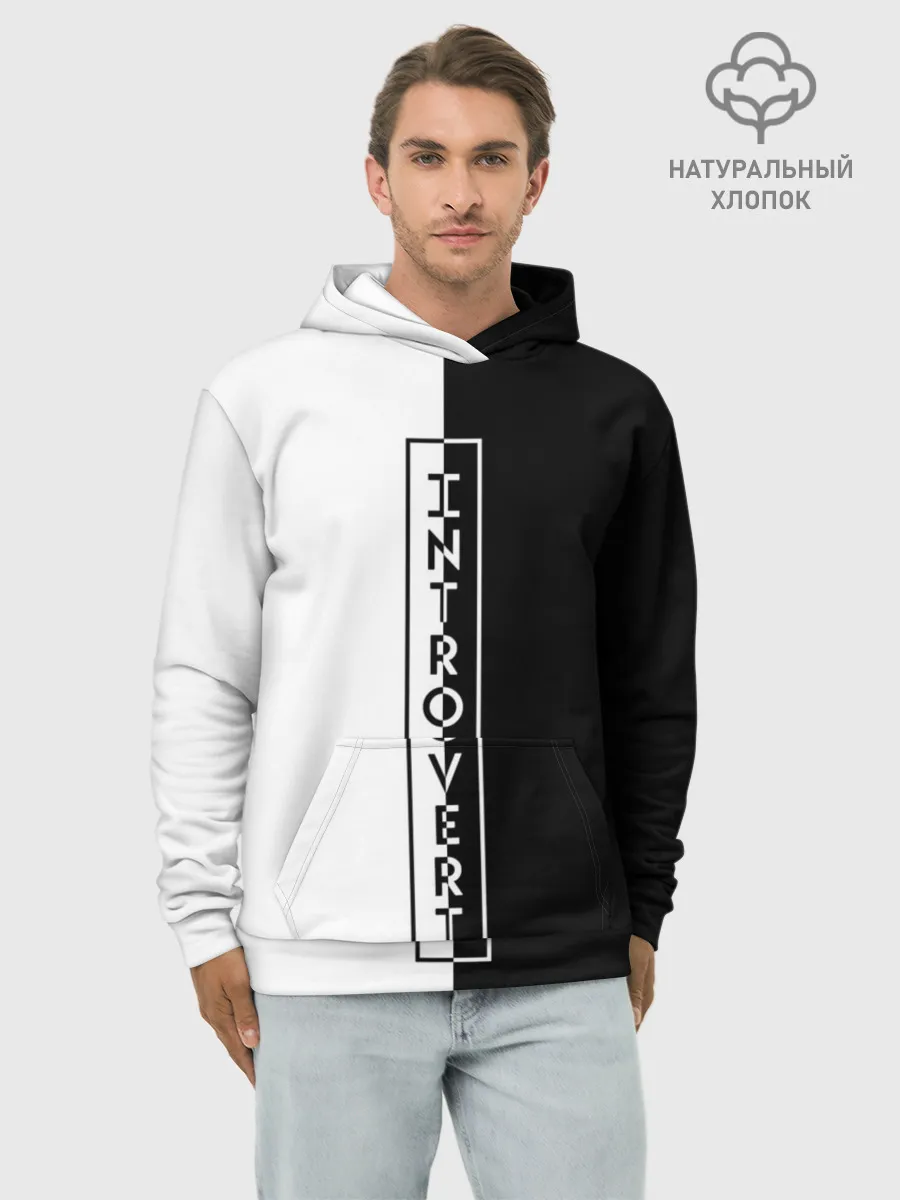 Худи мужской база хлопок / INTROVERT
