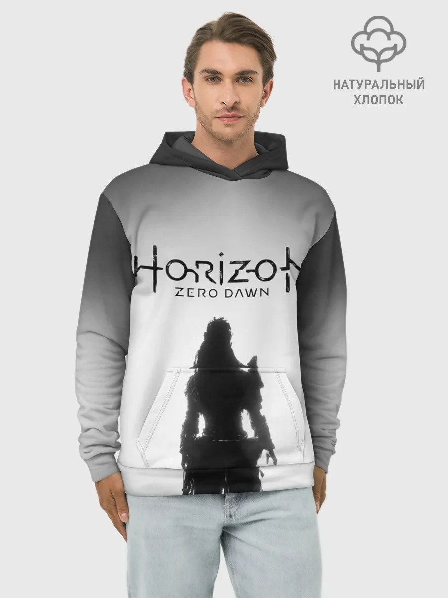 Худи мужской база хлопок / Horizon Zero Dawn