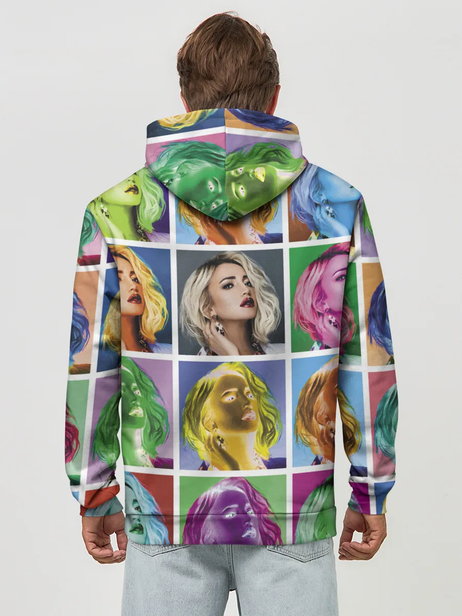 Худи мужской база хлопок / Buzova pop-art